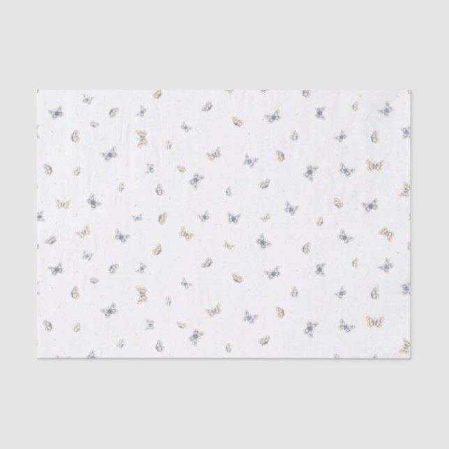 Beautiful Butterflies Garden and Nature Lovers Tissue Paper (Front)