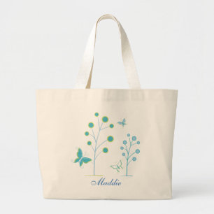 Beautiful Butterflies Large Tote Bag