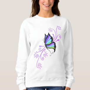 Beautiful Butterfly Abstract Art to Wear Sweatshirt