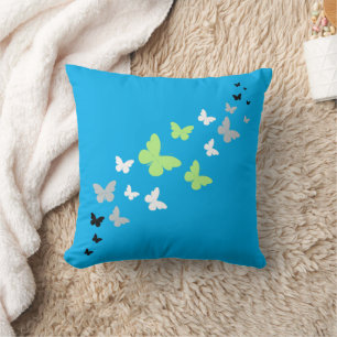 Beautiful Butterfly Agender Pride  Cushion