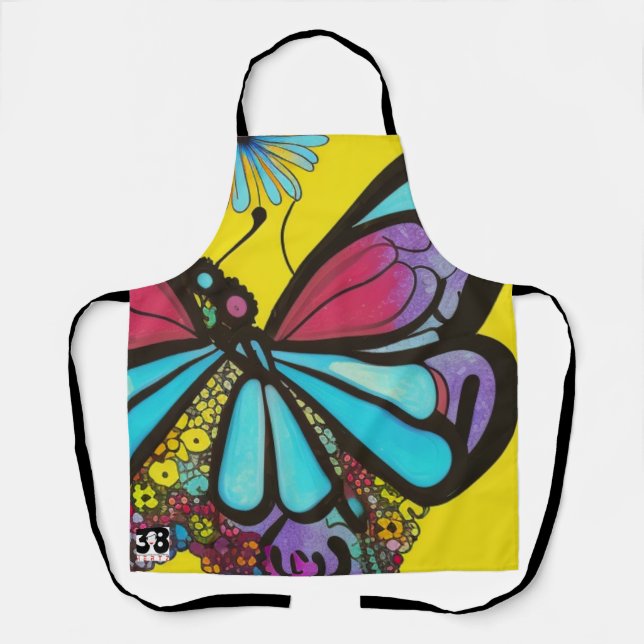 Beautiful Butterfly Apron (Front)