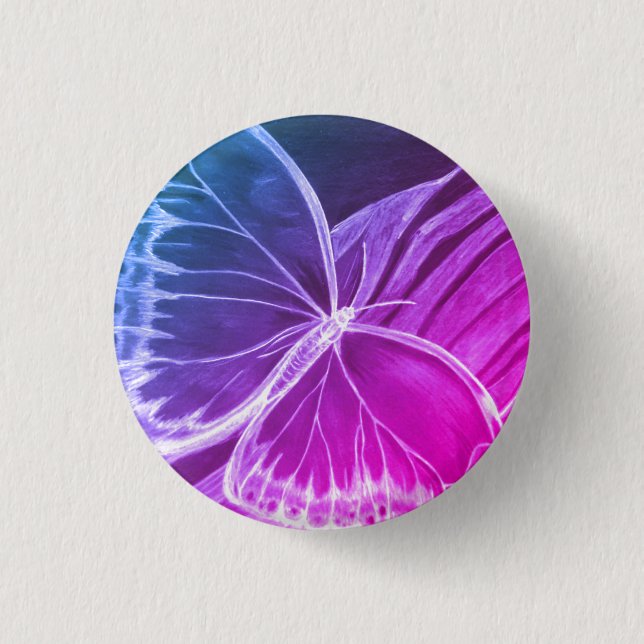 Beautiful Butterfly Button (Front)