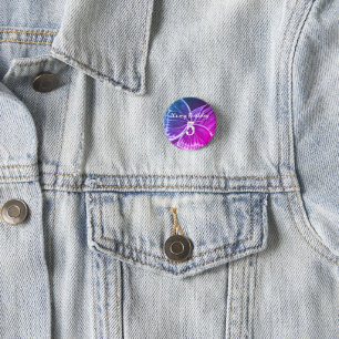 Beautiful Butterfly Button Happy Birthday 5