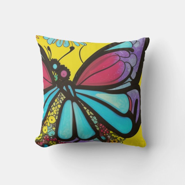 Beautiful Butterfly Cushion (Front)