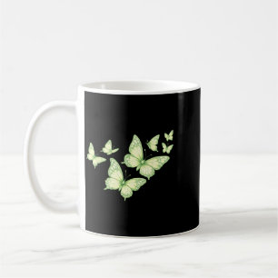 Beautiful Butterfly Green Butterfly Lovers Women Coffee Mug
