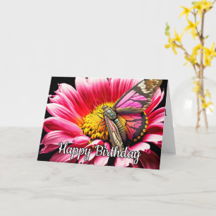 Beautiful Butterfly Happy Birthday Card