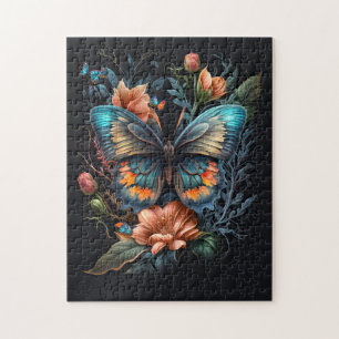 Beautiful Butterfly Illustration Jigsaw Puzzle