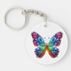 Beautiful Butterfly Key Ring