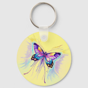 Beautiful Butterfly Key Ring