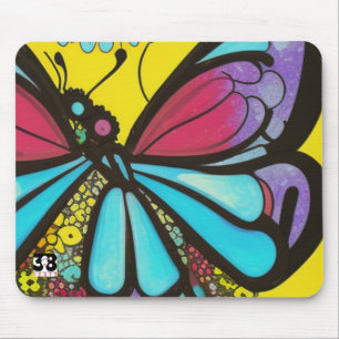 Beautiful Butterfly Mouse Mat