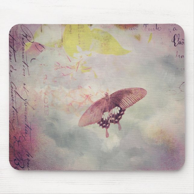Beautiful Butterfly Mouse Mat (Front)