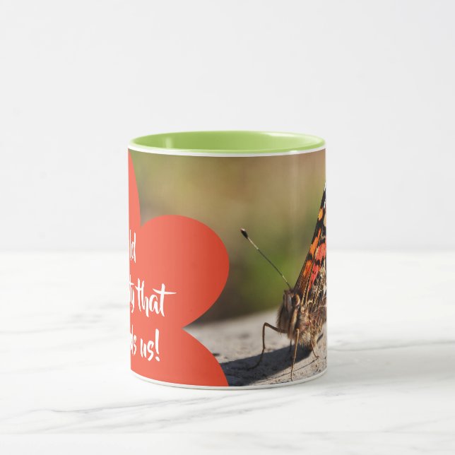 Beautiful Butterfly Mug (Center)