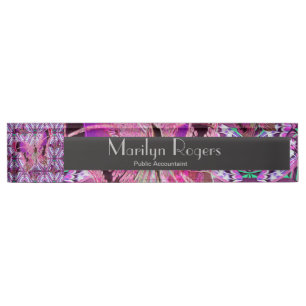 Beautiful Butterfly Nameplate