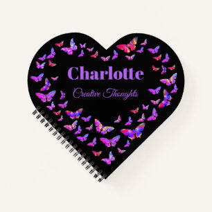 Beautiful Butterfly pattern personalised  Notebook