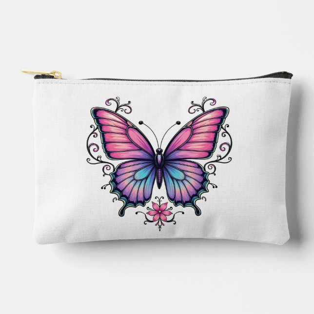 Beautiful Butterfly Print Cut Sew Bag (Front)
