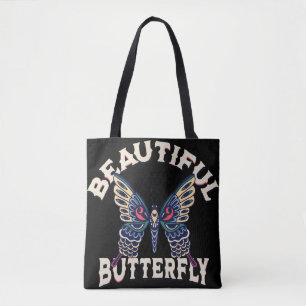 beautiful-butterfly-retro-vector-art-illustration- tote bag