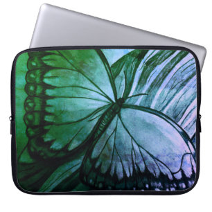 Beautiful Butterfly Sketch Laptop Sleeve