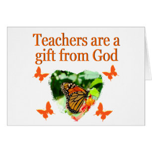 BEAUTIFUL BUTTERFLY TEACHERS PRAYER DESIGN