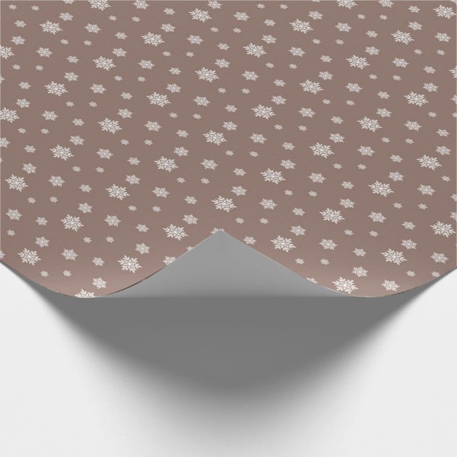  Beautiful Cabin Christmas Wrapping Paper (Corner)