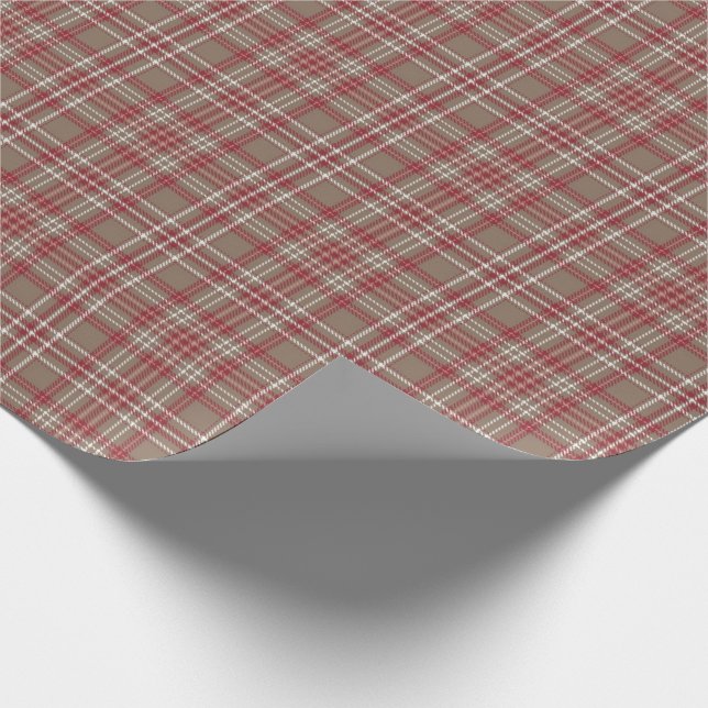 Beautiful Cabin Christmas Wrapping Paper (Corner)