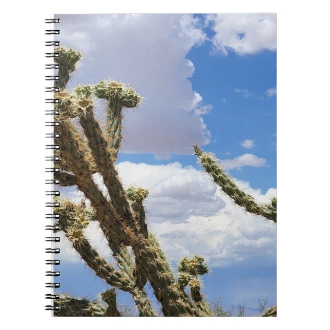 Beautiful Cactus Photo Notebook (Front)