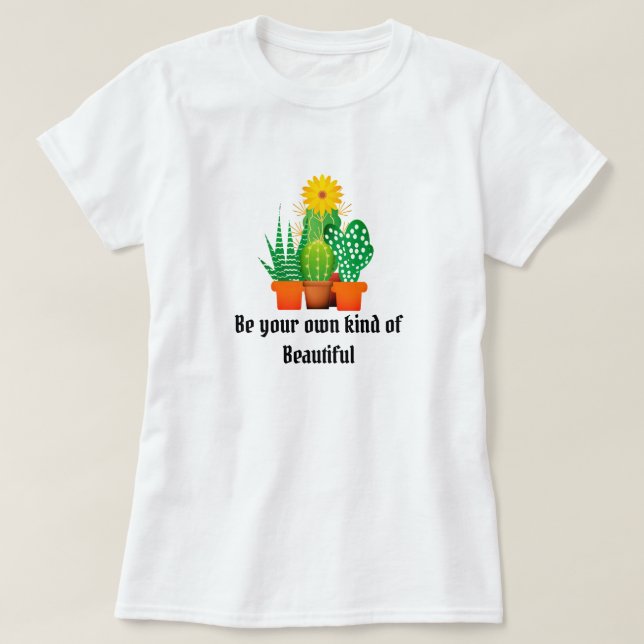 Beautiful Cactus Succulent Garden Women's T-Shirt (Design Front)