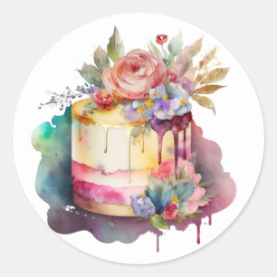 Beautiful Cake Stickers