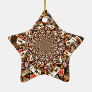 Beautiful Cakes and Desserts Ceramic Tree Decoration