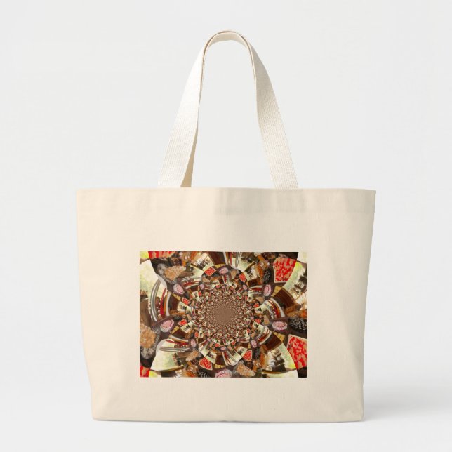 Beautiful Cakes and Desserts Large Tote Bag (Front)