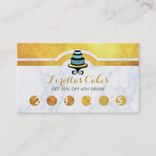 Beautiful Cakes Bakery Loyalty Cards