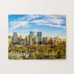 Beautiful Calgary, Alberta, Canada Jigsaw Puzzle