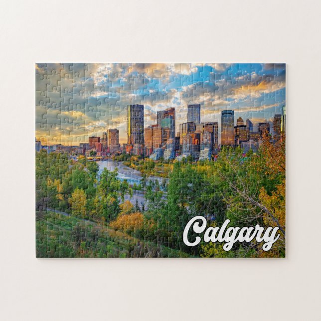 Beautiful Calgary, Alberta, Canada Jigsaw Puzzle (Horizontal)