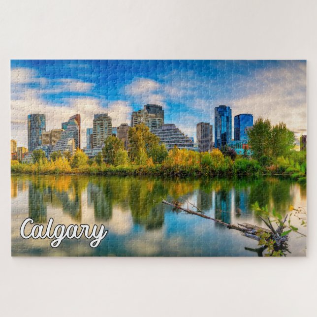 Beautiful Calgary, Alberta, Canada Jigsaw Puzzle (Horizontal)