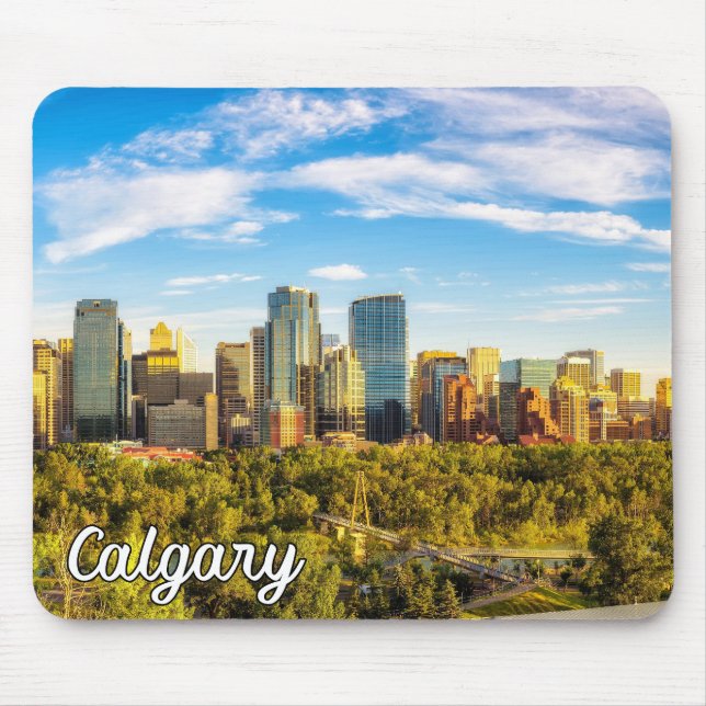 Beautiful Calgary, Alberta, Canada Mouse Mat (Front)