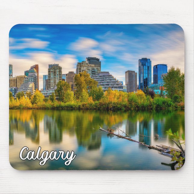 Beautiful Calgary, Alberta, Canada Mouse Mat (Front)