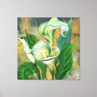 Beautiful Calla Lily Flower - Art Drawing Migned