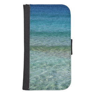 Beautiful Calm Caribbean Sea  Samsung S4 Wallet Case