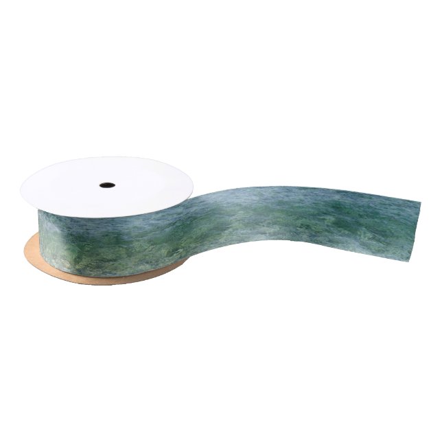 Beautiful Calm Caribbean Sea  Satin Ribbon (Spool)