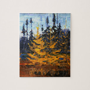 Beautiful Canadian Autumn Forest by Tom Thomson Jigsaw Puzzle
