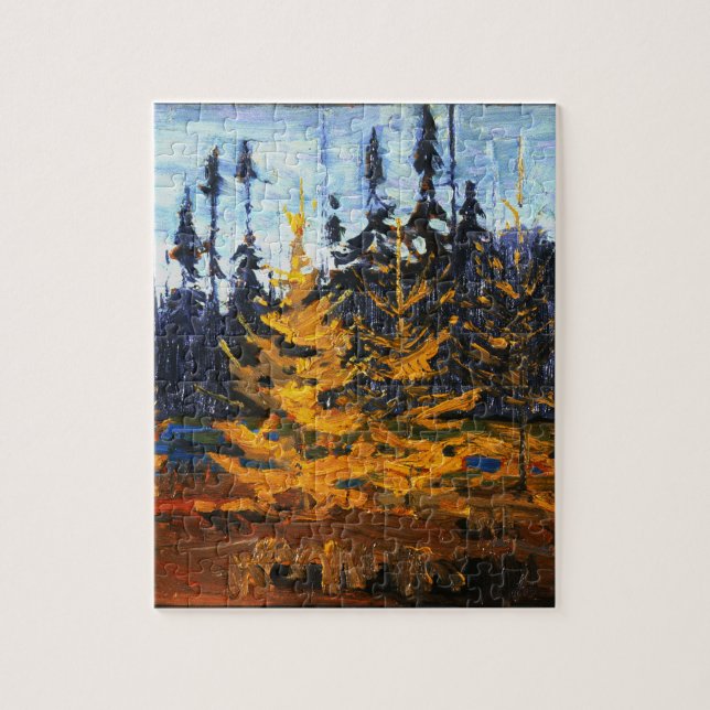 Beautiful Canadian Autumn Forest by Tom Thomson Jigsaw Puzzle (Vertical)