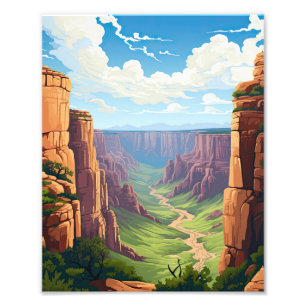 Beautiful Canyon Landscape Photo Print