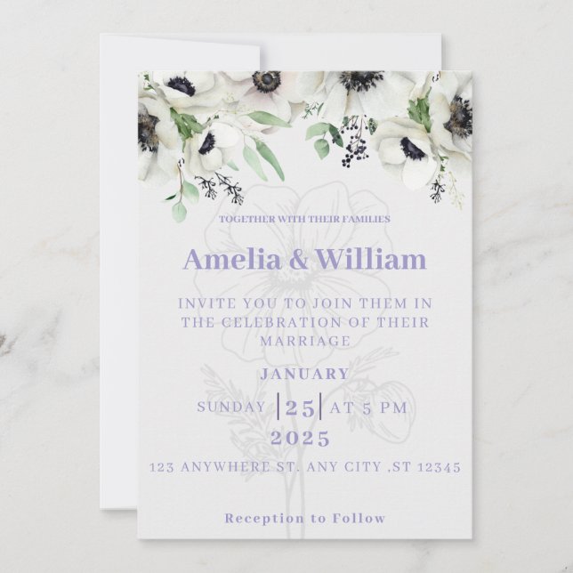 Beautiful Card Wedding 2025 (Front)