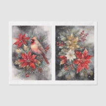   Beautiful Cardinal 1 Decoupage