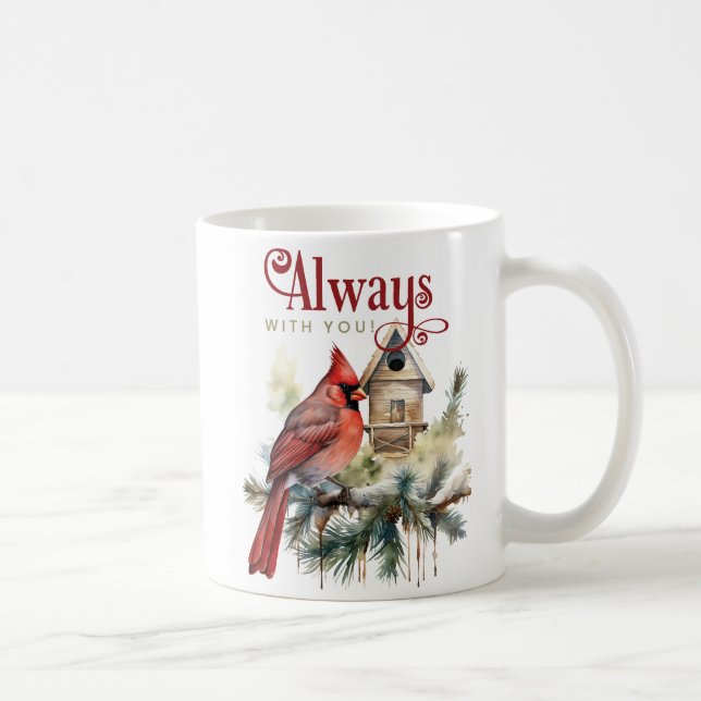Beautiful Cardinal/Always With You Coffee Mug (Right)