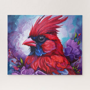 Beautiful Cardinal Bird Jigsaw Puzzle