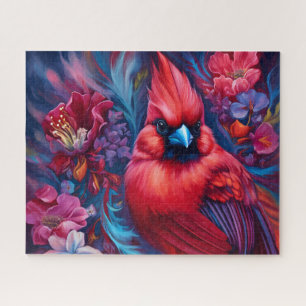 Beautiful Cardinal Bird Jigsaw Puzzle