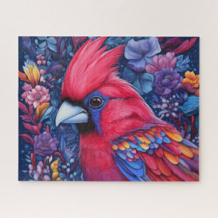 Beautiful Cardinal Bird Jigsaw Puzzle