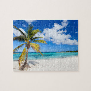 Beautiful Caribbean beach Jigsaw Puzzle