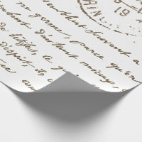 Beautiful Carte Postale French Script 