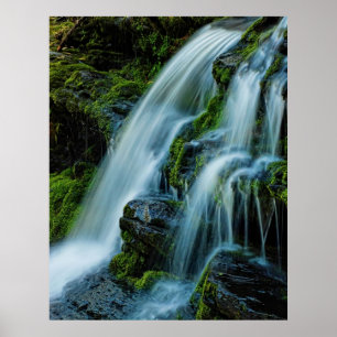Beautiful Cascade Waterfall Poster